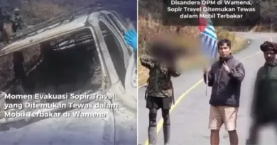 Sopir Travel Asal Toraja Tewas Ditembak OPM, Jenazah Ditemukan dalam Mobil Terbakar