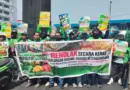 Tolak Status Pekerja dalam RUU Ketenagakerjaan, Ratusan Ojol Unjuk Rasa di DPRD Sulsel