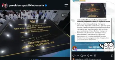 Prabowo Antikritik? Heboh Kesalahan Penulisan di Prasasti LRT Picu Pro dan Kontra