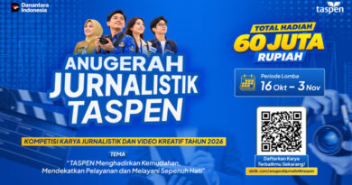 TASPEN Ajak Jurnalis, ASN, dan Masyarakat Mengikuti Gelar Anugerah Jurnalistik 2026 dengan Total Hadiah Rp60 Juta